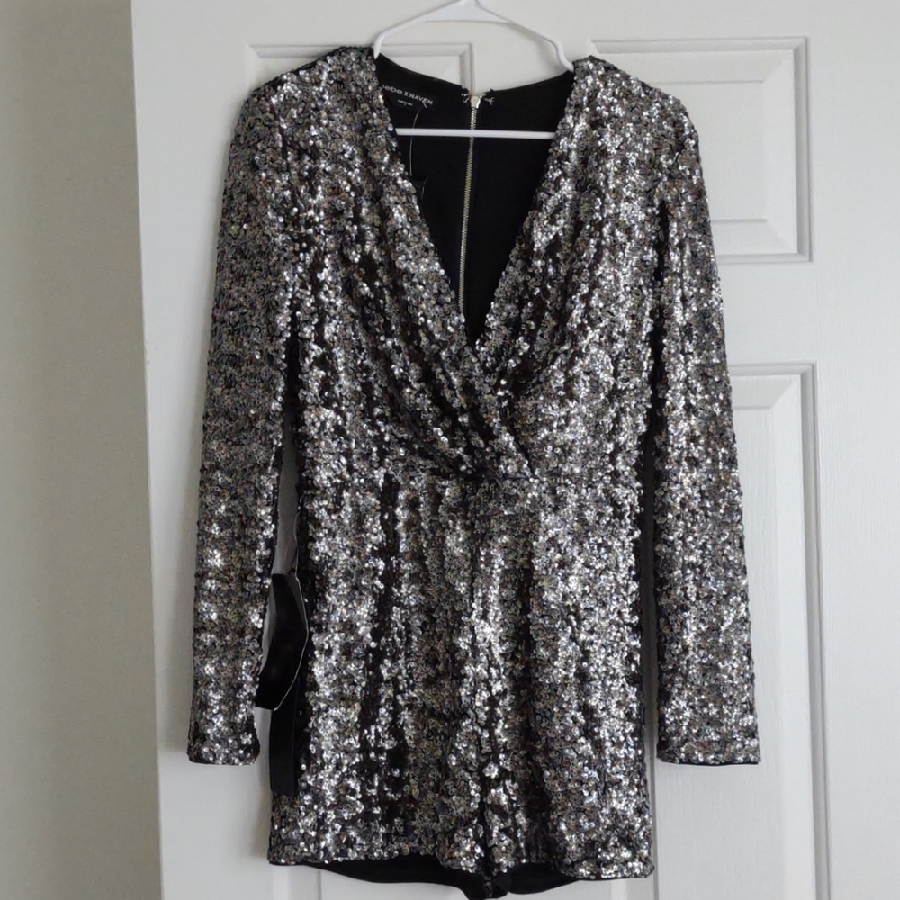 Sequened romper